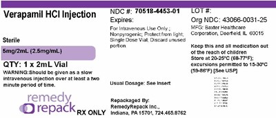 Mm2 (Verapamil HCl 5mg 2ml(2.5mg mL) 70518 4453 01)